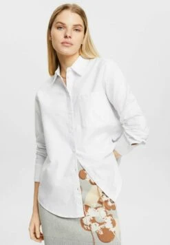 ESPRIT Gestreifte- Overhemdblouse - Off-White -Esprit ad8501971df548d0a6d1a1303a1a63aa