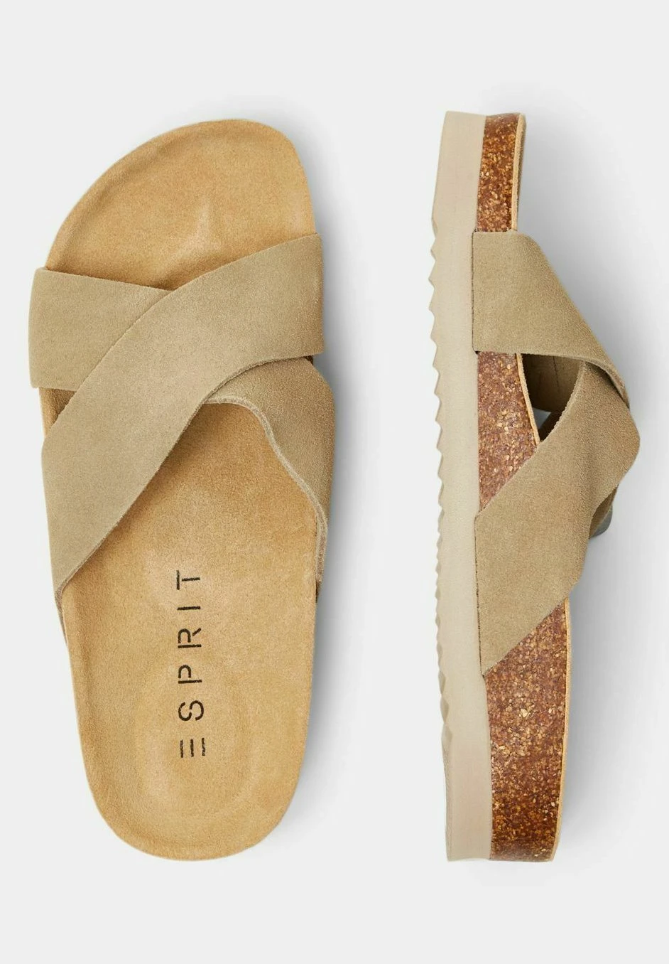 ESPRIT Mit Überkreuzten Riemen - Muiltjes - Light Beige 5 ESPRIT Mit Überkreuzten Riemen - Muiltjes - Light Beige - Afbeelding 3