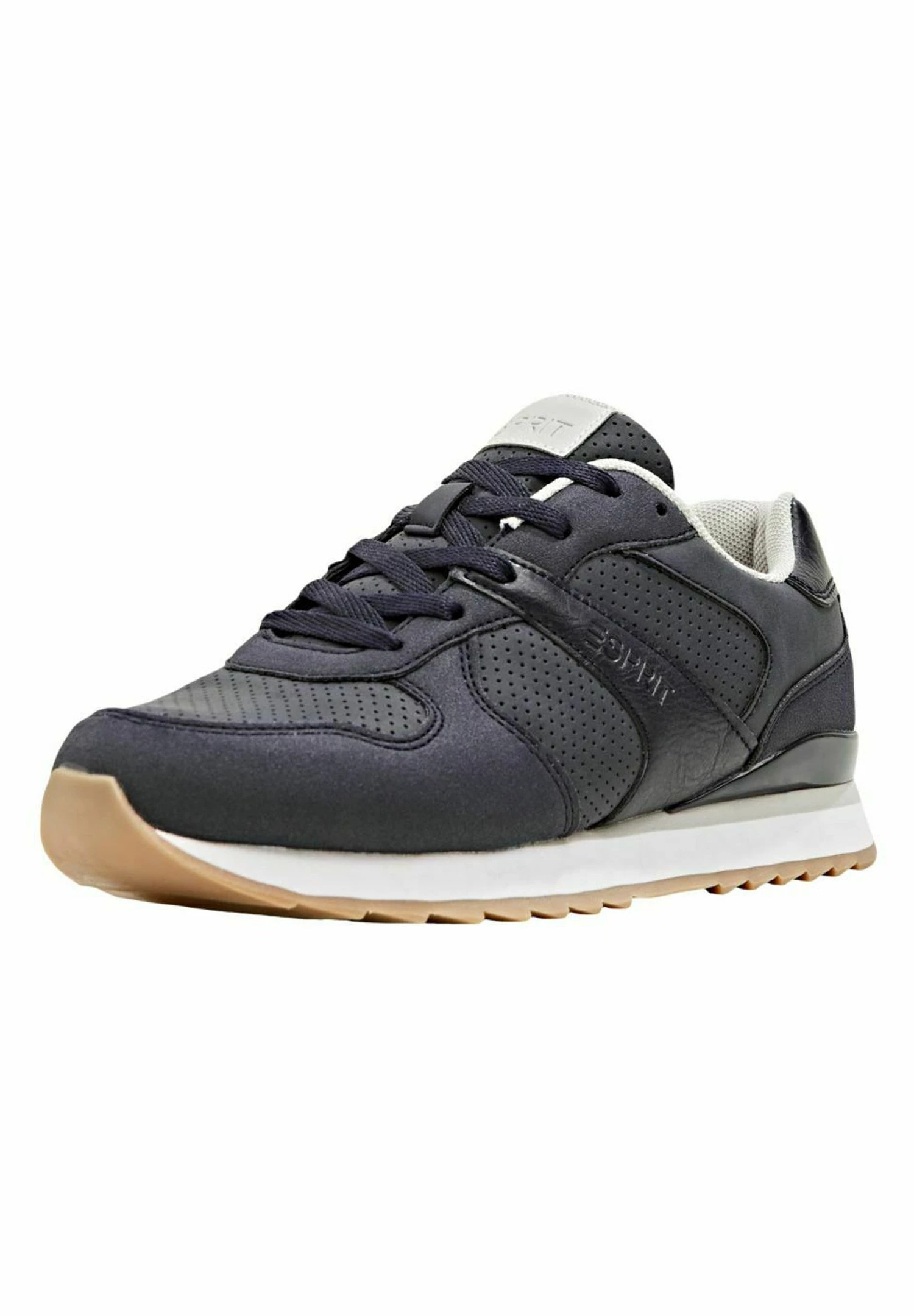 ESPRIT Material-Mix-Sneaker In - Sneakers Laag - Navy 4 ESPRIT Material-Mix-Sneaker In - Sneakers Laag - Navy - Afbeelding 2