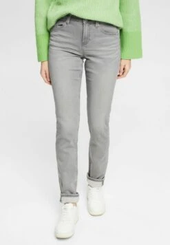 ESPRIT Straight Leg Jeans - Grey Medium Washed