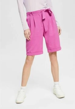 ESPRIT Mit Bundfalten - Shorts - Pink Fuchsia