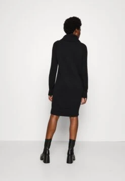 Edc By Esprit Wide Neck Dress - Gebreide Jurk - Black -Esprit af56c08e404443d58ca639975cf94286