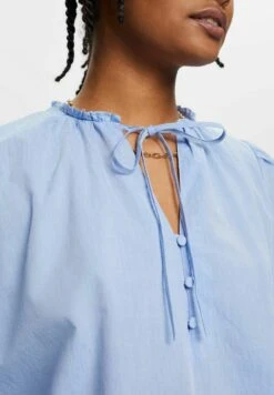 Edc By Esprit Mit Bindedetail - Blouse - Navy -Esprit b2daacdb44cd4f9a8966c3cbd086e203