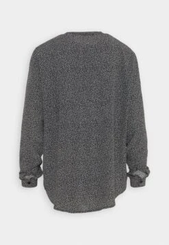 ESPRIT Henley Blouse - Blouse - Black -Esprit b62e19415533480fac58ad285ab78167