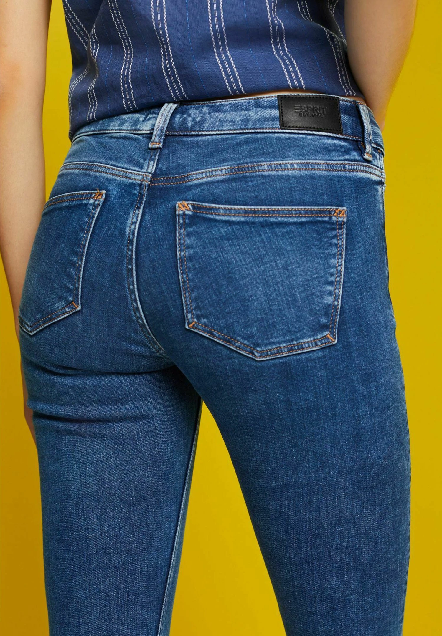 ESPRIT Jeans Skinny Fit - Blue Medium Washed New 8 ESPRIT Jeans Skinny Fit - Blue Medium Washed New - Afbeelding 6