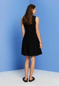 ESPRIT Flat - Gebreide Jurk - Black -Esprit b758a37ce1ac4dbea36be9799f679bd3