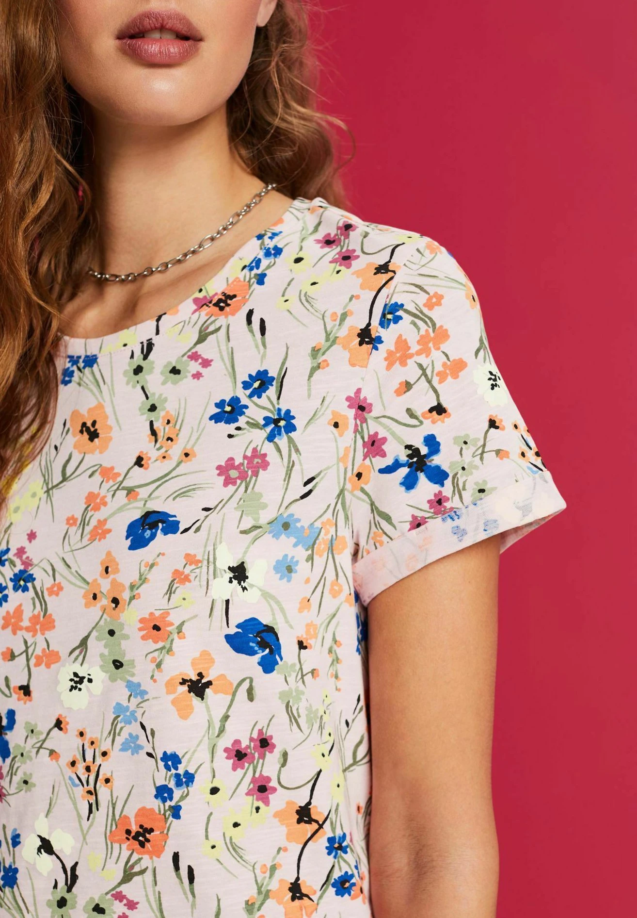 ESPRIT T-Shirt Print - Light Pink 5 ESPRIT T-Shirt Print - Light Pink - Afbeelding 3