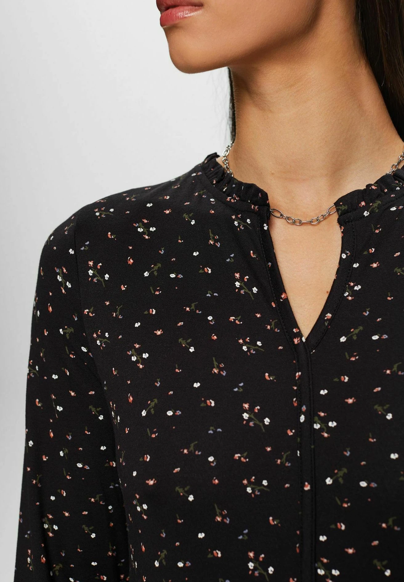 Edc By Esprit Gebreide Jurk - Black 6 Edc By Esprit Gebreide Jurk - Black - Afbeelding 4