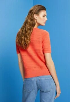 Edc By Esprit T-Shirt Print - Coral Orange -Esprit b9d19f7cc2b04b5ebdf8bb0640545125