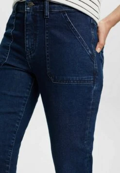 ESPRIT High-Rise - Slim Fit Jeans - Blue Dark Washed -Esprit bbcea4fe933c43b9a07148f7ef3b5b8a