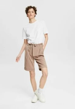 ESPRIT Mit Bundfalten - Shorts - Taupe -Esprit bc0dda955c9a4d34a65b07a0cd83e905