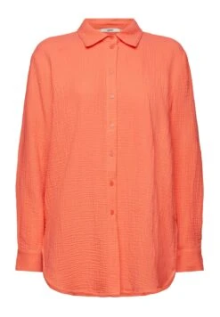 ESPRIT Seersucker - Overhemdblouse - Coral Orange -Esprit bd713f0b13a34f3dbf330f51605f98f6