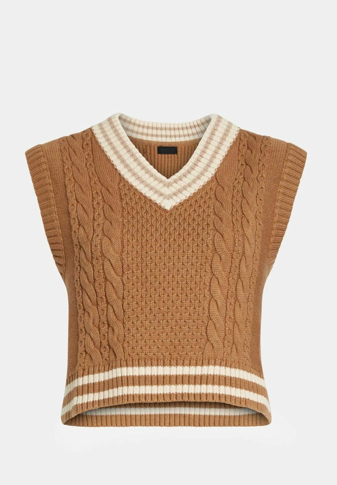 ESPRIT ZopfMit Delfin-Logo - Trui - Sand 7 ESPRIT ZopfMit Delfin-Logo - Trui - Sand - Afbeelding 5