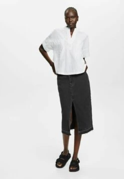 ESPRIT Gestreifte- Blouse - White -Esprit c0105092dcd44ddda7b786aa21bc0b34