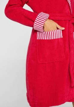 ESPRIT Mit Streifen - Badjas - Red -Esprit c1d622407f9f4c0e954c08d03e273797