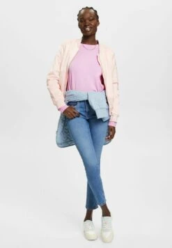 ESPRIT High-Rise - Slim Fit Jeans - Blue Light Washed -Esprit c34031a9fb694eb3855780aad5562e3a