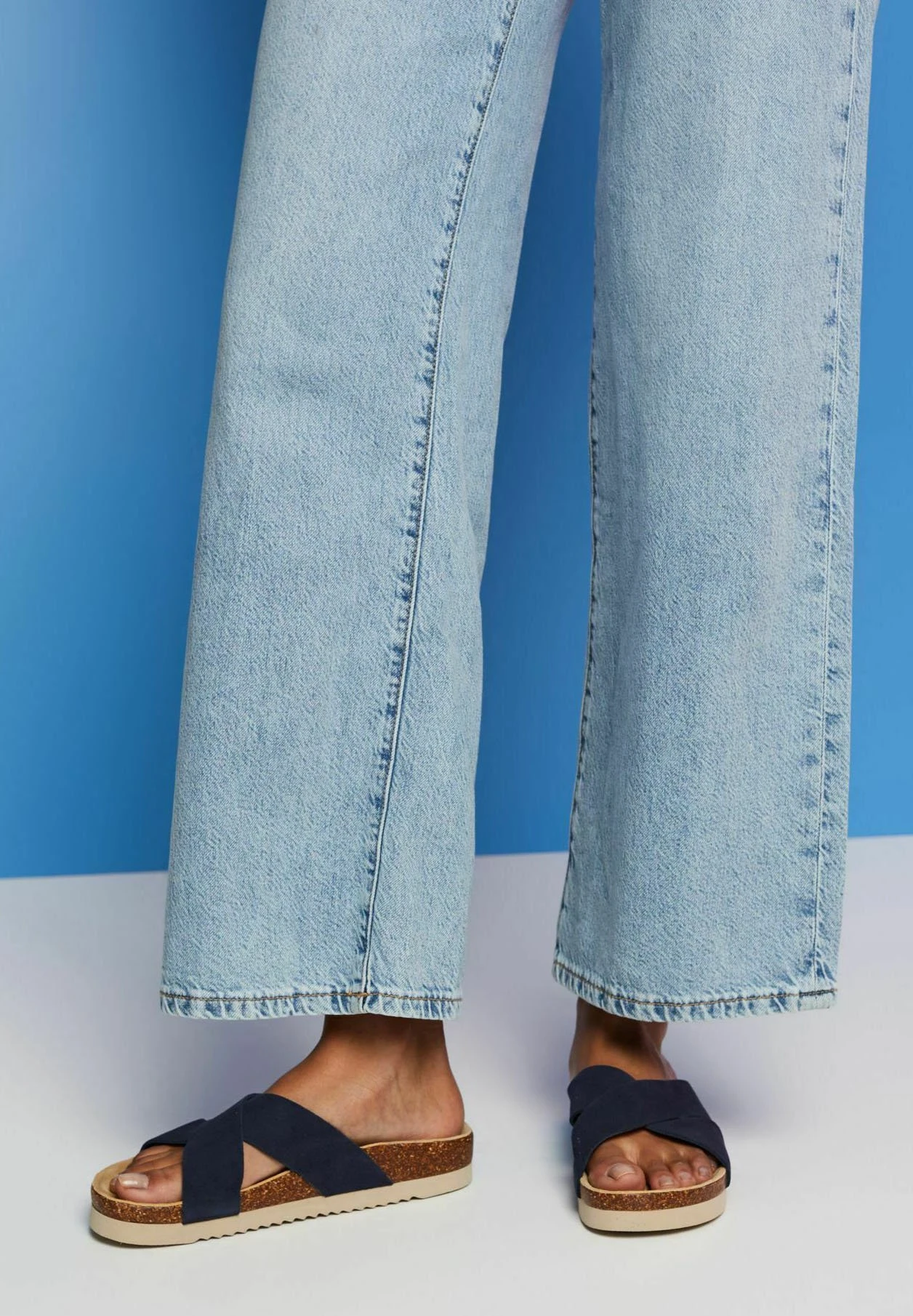 ESPRIT Mit Überkreuzten Riemen - Muiltjes - Navy 3 ESPRIT Mit Überkreuzten Riemen - Muiltjes - Navy