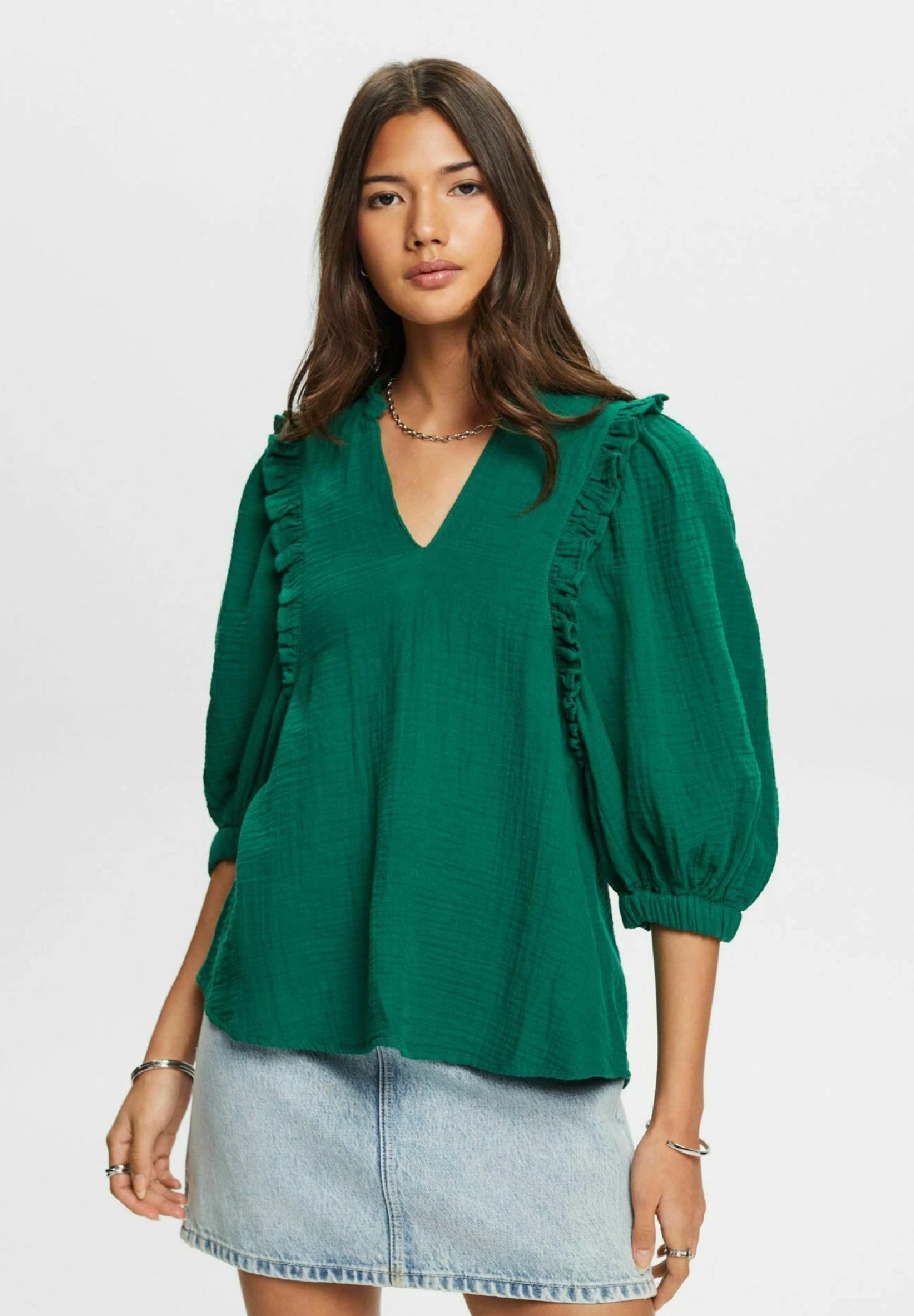 ESPRIT Blouse - Dark Green 3 ESPRIT Blouse - Dark Green