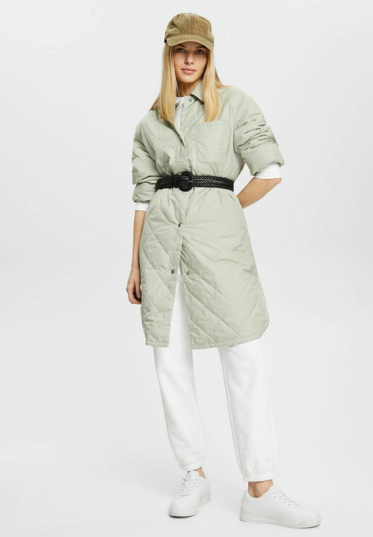 ESPRIT Ultraleichter - Winterjas - Dusty Green 4 ESPRIT Ultraleichter - Winterjas - Dusty Green - Afbeelding 2