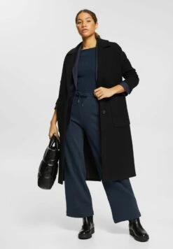 ESPRIT Pointelle - T-Shirt Basic - Navy -Esprit ce5b22716fbb4020adb8a8b95de77949