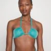 ESPRIT Yalong Beach Halterneck Bandeau Removable Pad - Bikinitop - Teal Blue -Esprit d0d362c1ee72451fada4ce7b70a67c8b