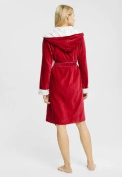 ESPRIT Mit Kapuze Und Sternenprint - Badjas - Rubin -Esprit d1e20dc645774c848cc610bcf48bc420