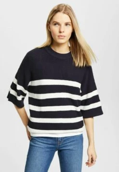 Edc By Esprit Mit Cropped-Ärmeln - Trui - Navy