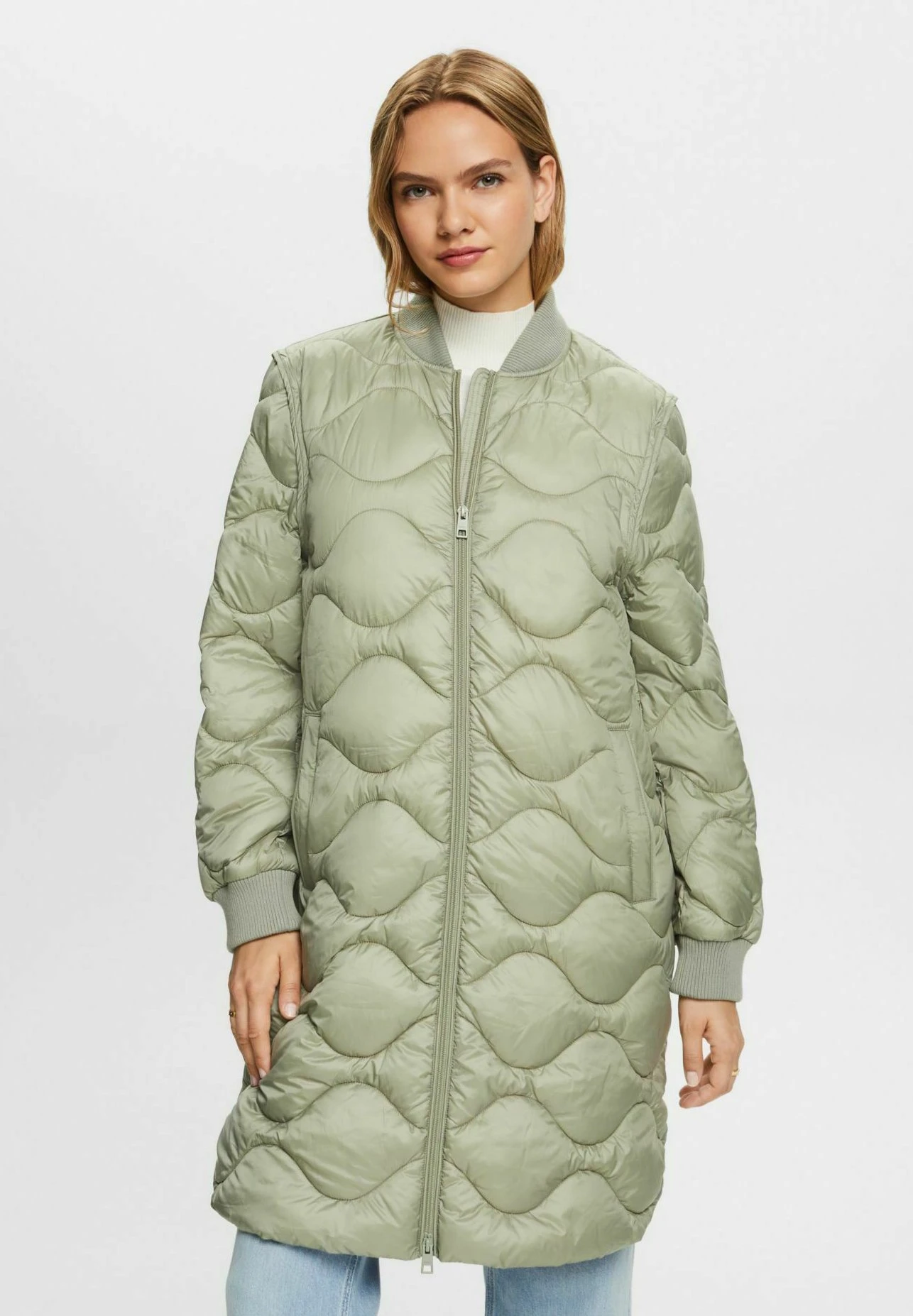 ESPRIT Rcs Modulr Bmbr - Winterjas - Dusty Green 3 ESPRIT Rcs Modulr Bmbr - Winterjas - Dusty Green