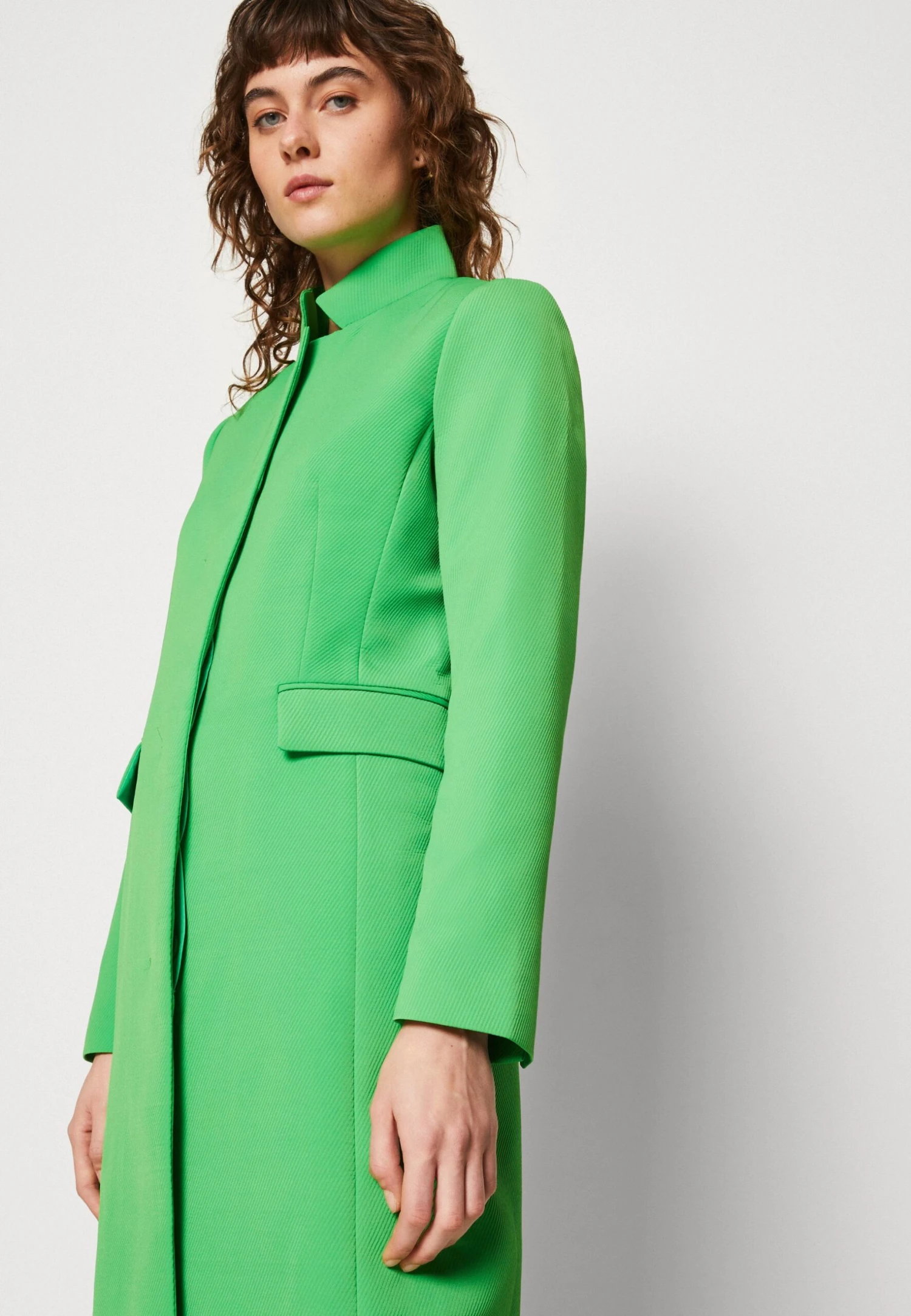 ESPRIT Fem Twill Ct - Mantel - Green 6 ESPRIT Fem Twill Ct - Mantel - Green - Afbeelding 4