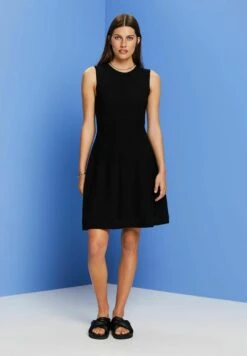 ESPRIT Flat - Gebreide Jurk - Black -Esprit e2ad24b4c9ed457a9ddc2084d169e158