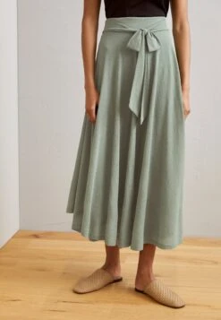ESPRIT Long Skirt- Plooirok - Pale Khaki
