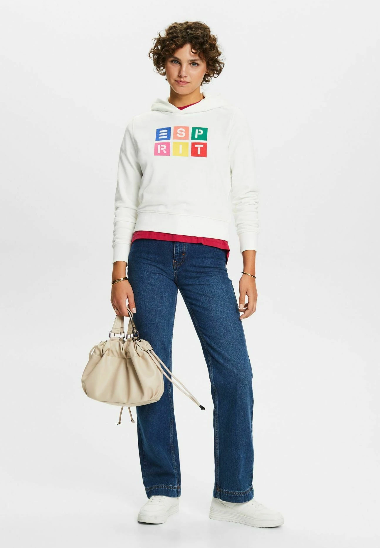 ESPRIT Hoodie - Off White 4 ESPRIT Hoodie - Off White - Afbeelding 2