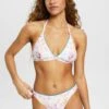 ESPRIT Wattiertes Neckholder Mit Floralem Print - Bikinitop - Teal Blue -Esprit ea620707f5b24ffba3994ddd6ea11ed9