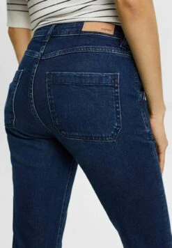 ESPRIT High-Rise - Slim Fit Jeans - Blue Dark Washed -Esprit eaae6b6420fc4548b15ba8298ae983b2