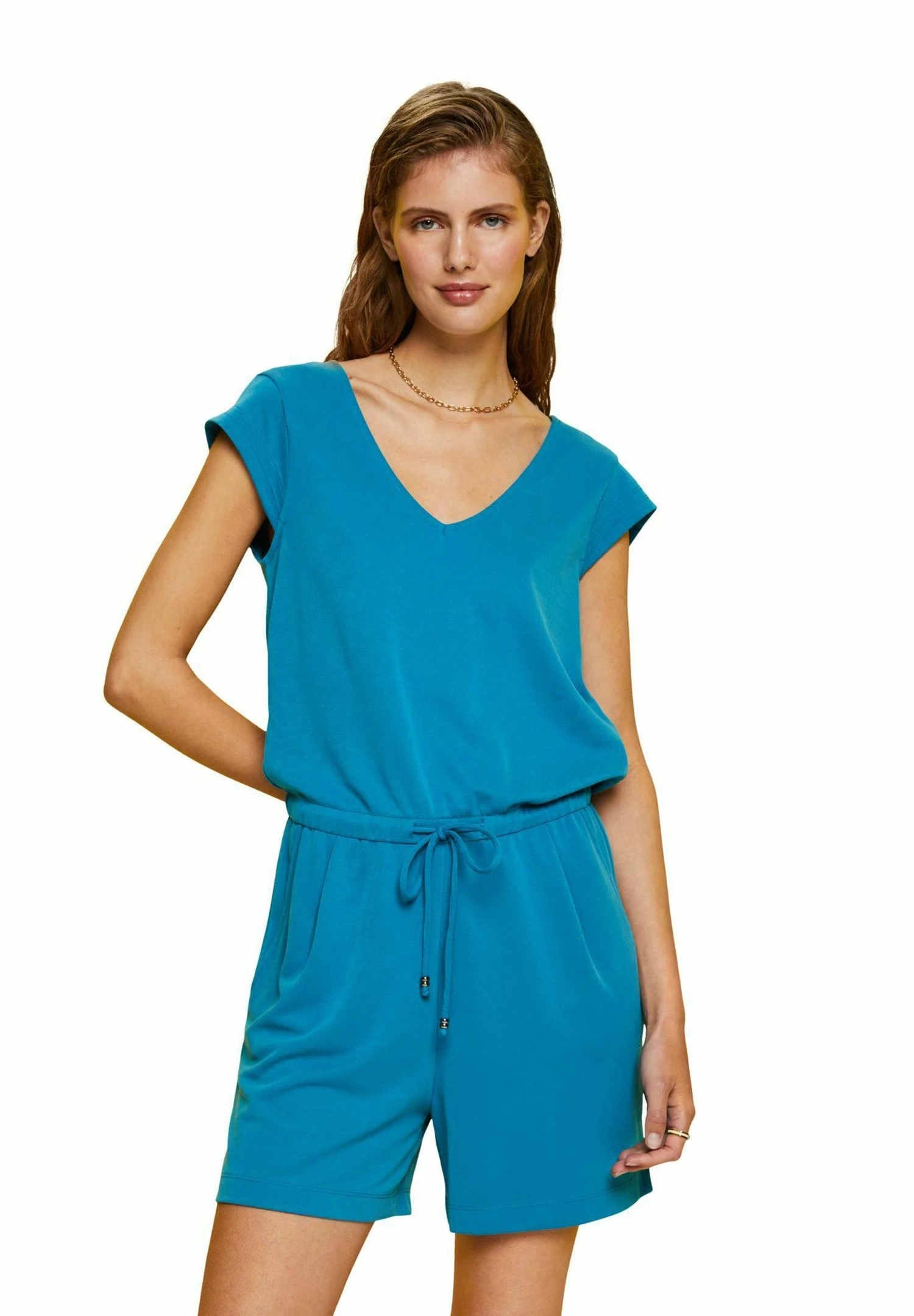 ESPRIT Overalls- Jumpsuit - Dark Turquoise 3 ESPRIT Overalls- Jumpsuit - Dark Turquoise