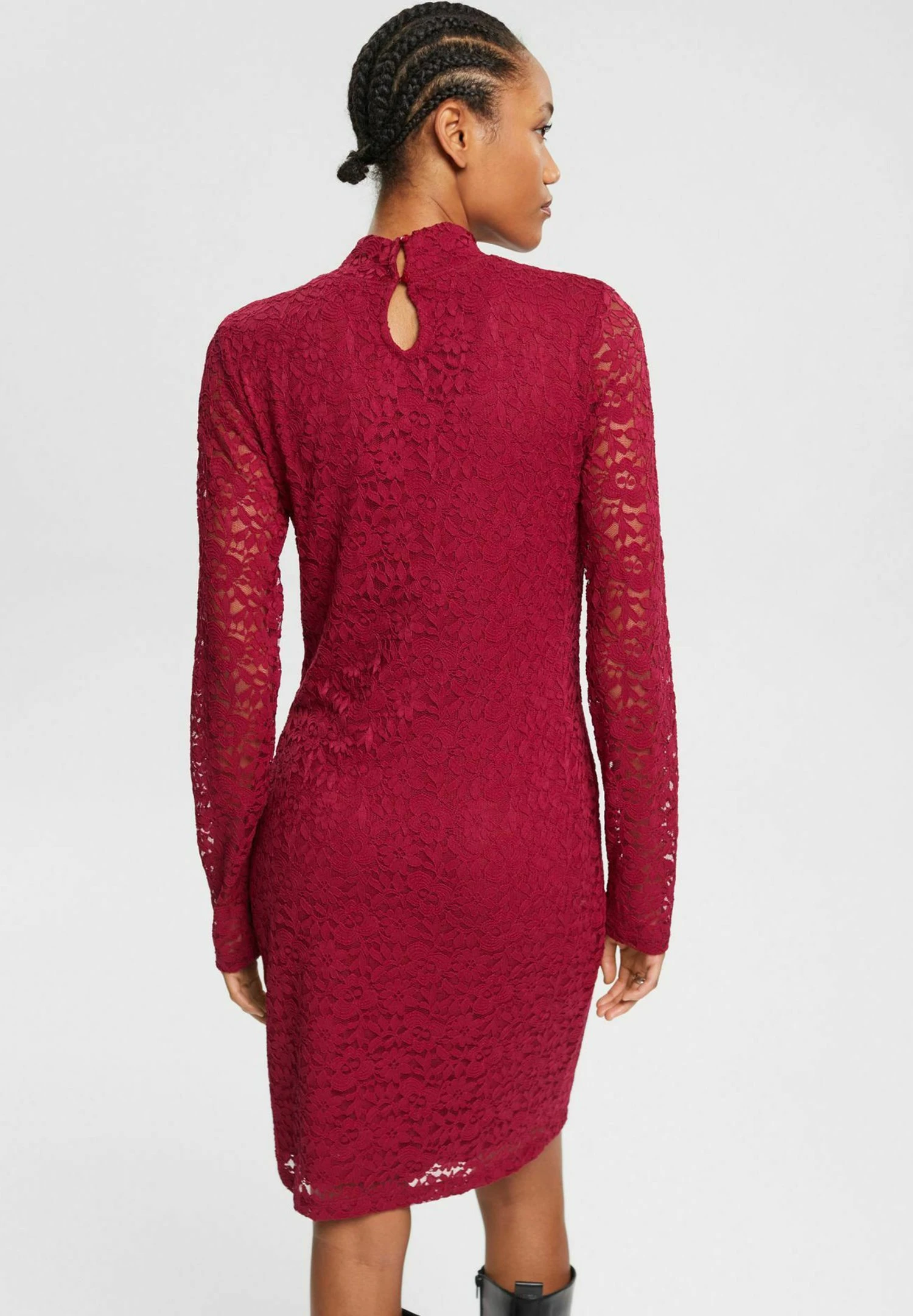 Edc By Esprit Cocktailjurk - Cherry Red 5 Edc By Esprit Cocktailjurk - Cherry Red - Afbeelding 3