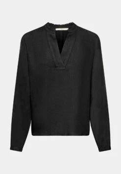 Edc By Esprit Mit Ausschnitt In Wickel Optik - Blouse - Black -Esprit f2e6c2703ebb4d9bb2c179def426bc27