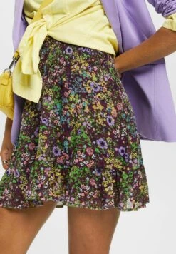 Edc By Esprit Mit Blumenmuster - A-Lijn Rok - Dark Purple 14 Edc By Esprit Mit Blumenmuster - A-Lijn Rok - Dark Purple -Esprit f2f8f08fa2824bdf8ca125ede3e1156b