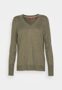 ESPRIT V Neck - Trui - Khaki Green 16 ESPRIT V Neck - Trui - Khaki Green -Esprit f51990a776bc459da72136146d3376ad