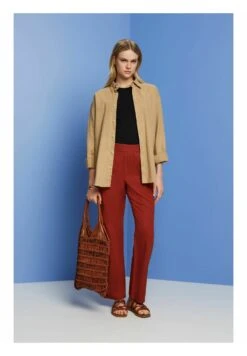 ESPRIT Broek - Terracotta New -Esprit f529f3fe3c6d462390c04b29047a251f