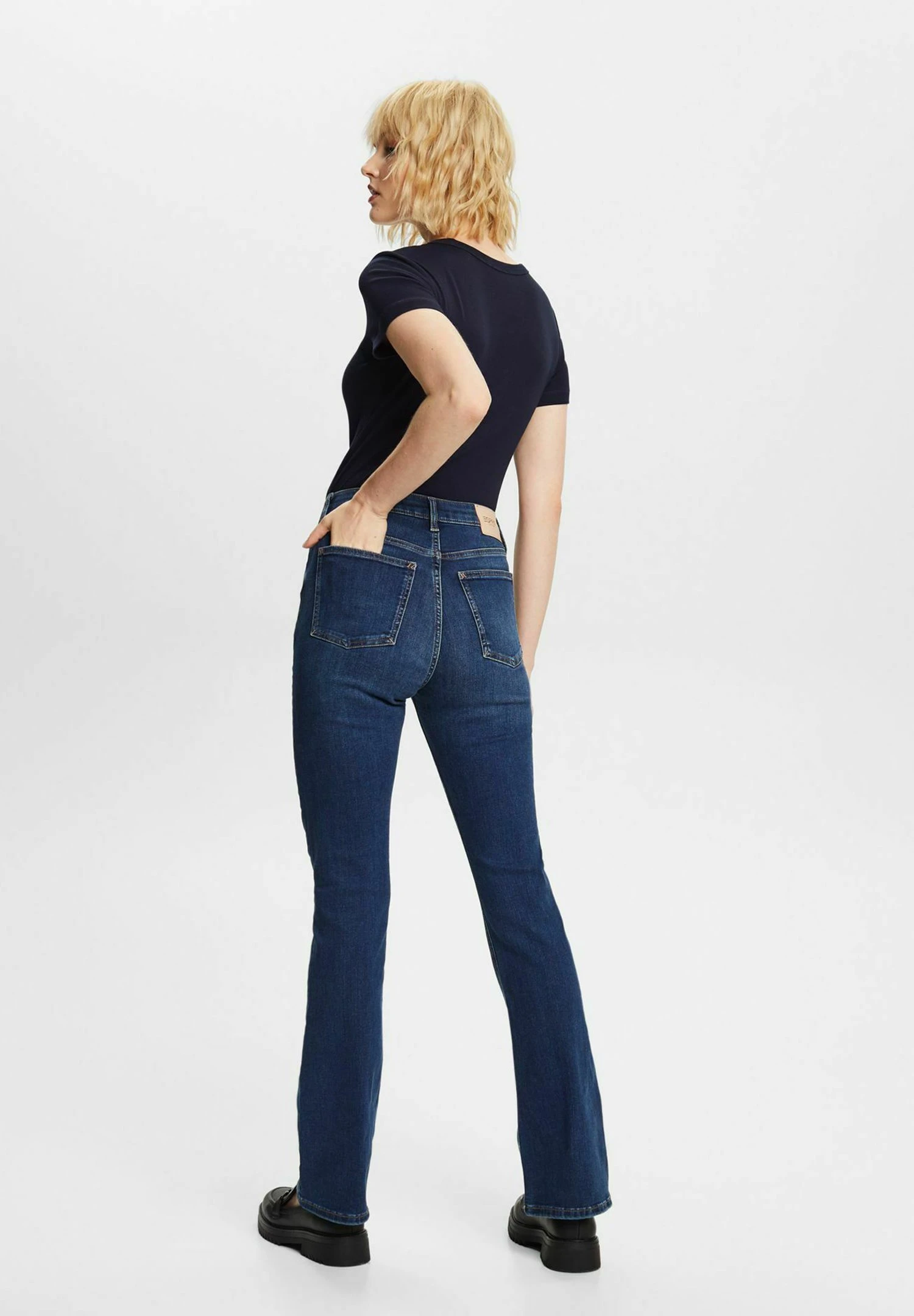 ESPRIT Bootcut Jeans - Blue Dark Wash 5 ESPRIT Bootcut Jeans - Blue Dark Wash - Afbeelding 3