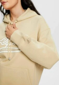 ESPRIT Mit Logoprint - Hoodie - Beige -Esprit f7680f1766094083b61d0691c7c312da