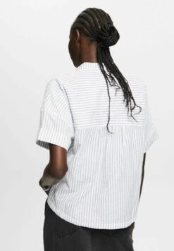 ESPRIT Gestreifte- Blouse - White -Esprit f882f03591ba4d1493be78c57b874bc5