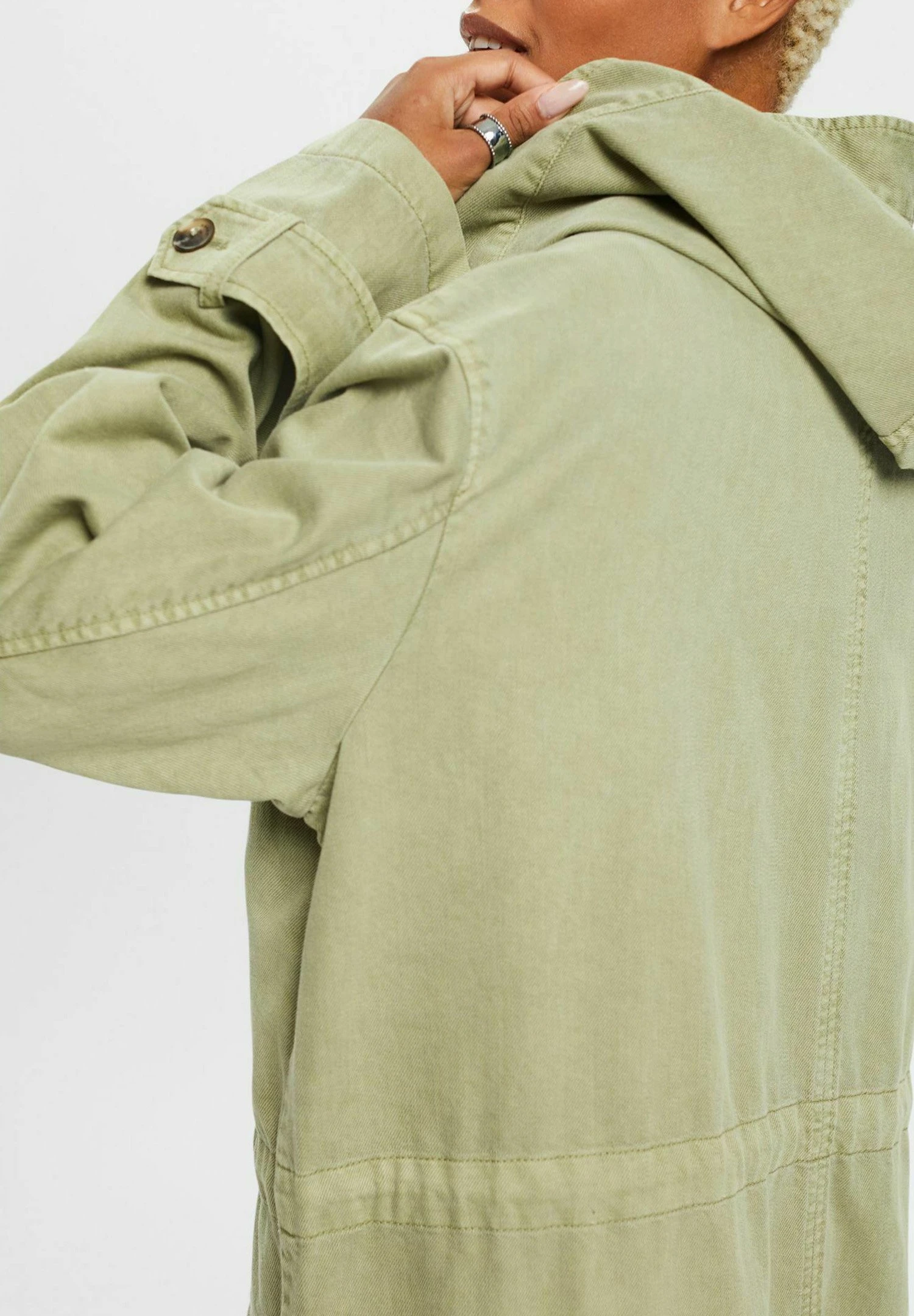 ESPRIT Mit Kordelzug In Der Taille - Parka - Light Khaki 8 ESPRIT Mit Kordelzug In Der Taille - Parka - Light Khaki - Afbeelding 6